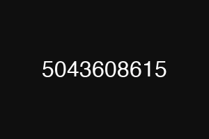 5043608615