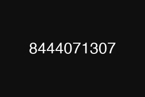 8444071307