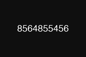 8564855456