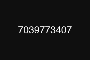 7039773407