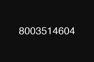 8003514604