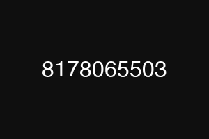8178065503